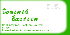 dominik bastien business card